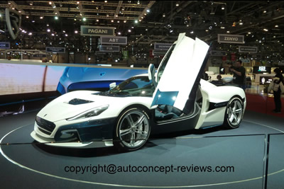 RIMAC Concept Two electric hypercar-